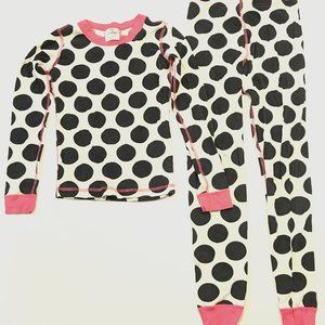 Hanna Andersson Size 10 Pajamas, 100% organic cotton, longsleeve. Awesome dots